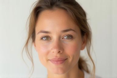Portrait pris en studio professionnel.